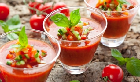 Chunky Tomato Fruit Gazpacho